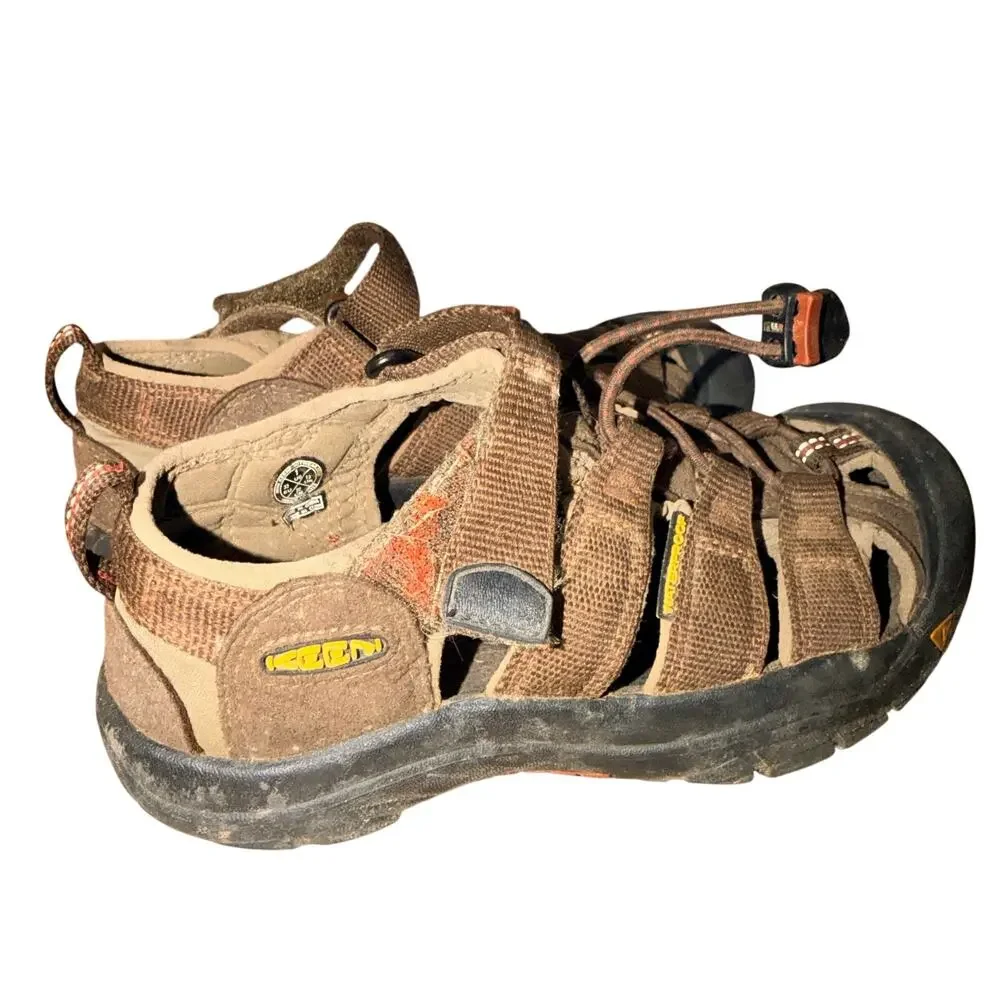 Keen Boys Summer Sandals Outdoor Hiking Waterproof Brown Size 1